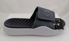 Under Armour Men's Ignite Pro 8 Sliders Grey Adjustable Strap New