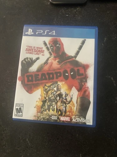 Deadpool PS4 (2015) Activision M Mature NTSC-U/C Manual Included