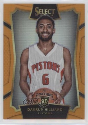 2015-16 Panini Select Concourse Orange Prizm 37/60 Darrun Hilliard Rookie RC 0c2