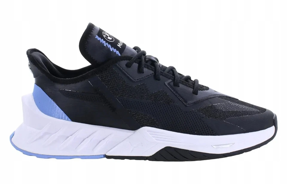 PUMA BMW M Motorsport Maco SL Sneakers Black White Trainers Shoes 307491-01 - Image 2 of 4