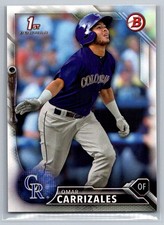 Omar Carrizales 2016 Bowman 1st Colorado Rockies #BP58