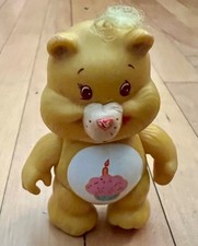 Vintage 1983 Kenner Care Bears BIRTHDAY BEAR 3.5" Posable PVC Figure