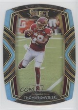 2020 Panini Select Club Level Light Blue Prizm Die-Cut Thomas Davis Sr #221 0o6v