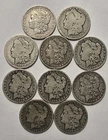 10 Morgan Silver Dollars - 10 Coin Lot - SKU05