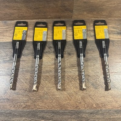 DEWALT (Lot of 5) DW5537 1/2'' x 4'' x 6'' High Impact Carbide SDS Plus Bit