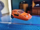 Corgi Toys Vintage Bond Bug 700ES Diecast Model Whizzwheels 1970s Orange