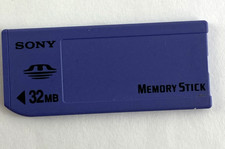 Sony 32MB Memory Stick MSA-32A Full Size Card for Sony Cyber-shot Handycam