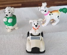 1996 McDonald  s Happy Meal Toy Disney 101 Dalmatians , Lot Of 3