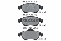 Neu - Textar 2491401 Bremsbelagsatz, Scheibenbremse FüR Renault