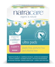 Natracare Slim Fitting Ultra Pads Without Wings, Super Plus, Made with Certif...