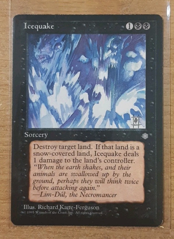 1995 MAGIC THE GATHERING ICE AGE ICEQUAKE TD25 