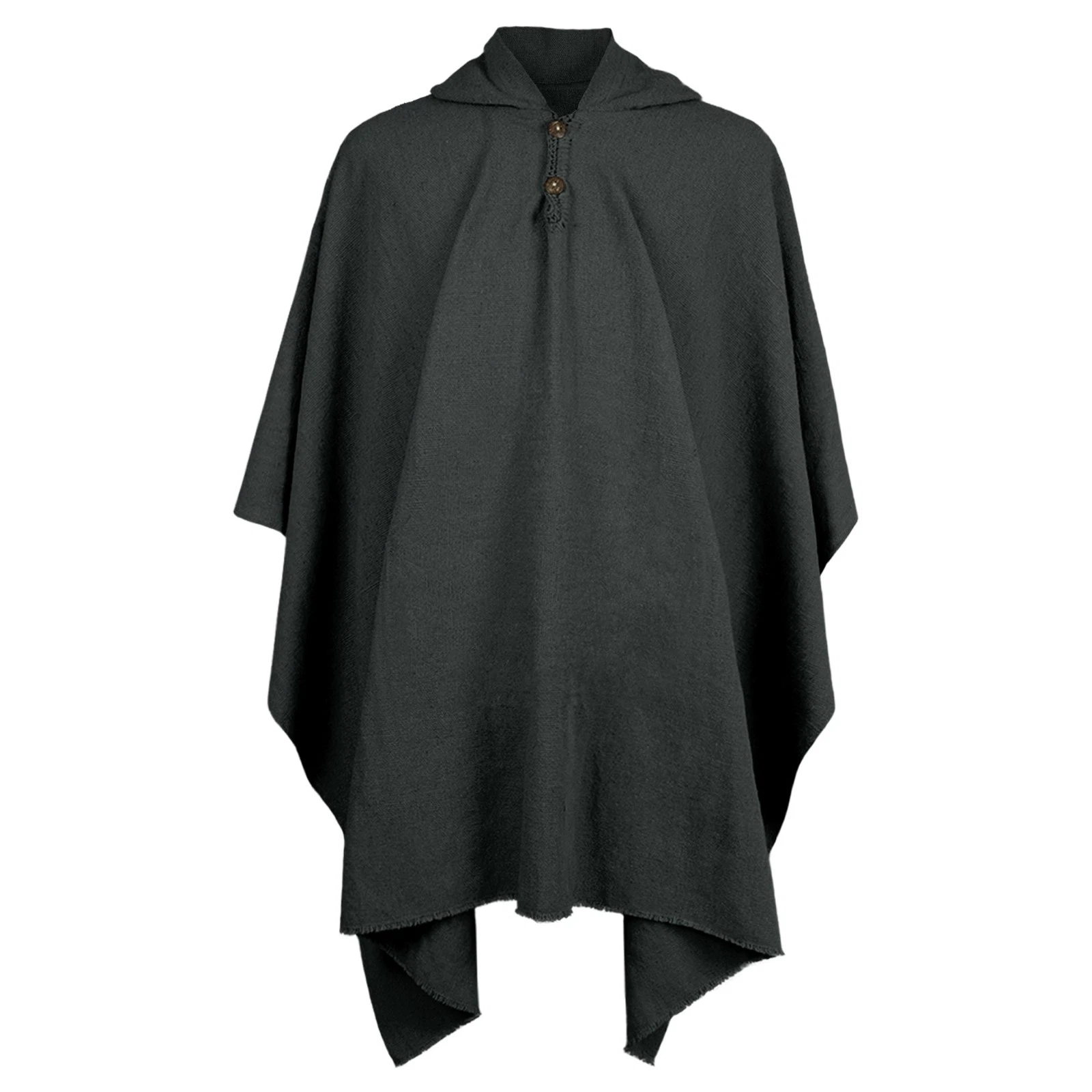 LLAMA WOOL UNISEX | MENS HOODED BLACK PONCHO CAPE CLOAK | ANDES HANDMADE WARM
Opens in a new window