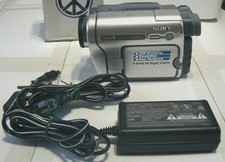 Sony DCR-TRV260 Handycam Digital8 Camera Recorder WITH Power Adapter Cord-TESTED