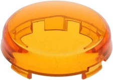 V-Factor Bullet Turn Signal Light Lens Amber Cover Compatible with Harley Dyna