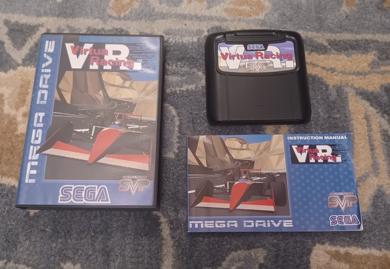 Virtua Racing Sega Mega Drive SVP Complete Boxed With Manual PAL