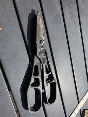 Malco 12in. Aluminum Tin Snips Straight Cut M12 Sheet Metal Duct Trim Roofing