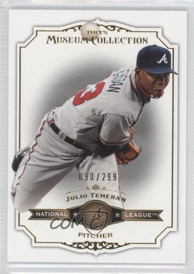 2012 Topps Museum Collection Copper 90/299 Julio Teheran #68 2a8