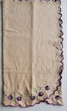 Vintage Mantle or Dresser Scarf/Accent - Taup...