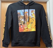 Pre-Owned Disney Lion King Juniors Lg. 11-13 Black Hooded Sweatshirt