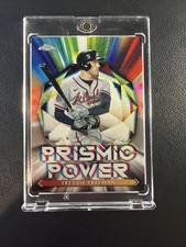 2021 Topps Chrome - Prismic Power Freddie Freeman #PP-8 Baseball Card MLB