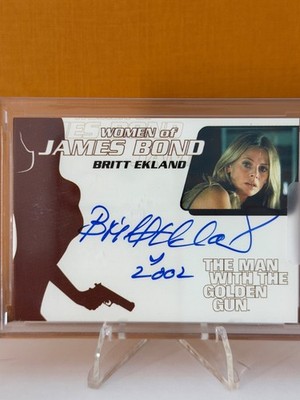 2002 Rittenhouse James Bond Britt Ekland Autograph