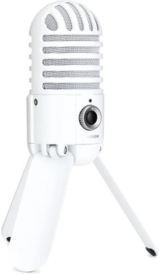 Samson Meteor Mic Desktop USB Studio Condenser Microphone - White