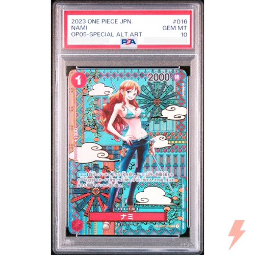 PSA 10 Nami (SP Alt Art) OP01-016 Awakening of the New Era - Japanese 2023