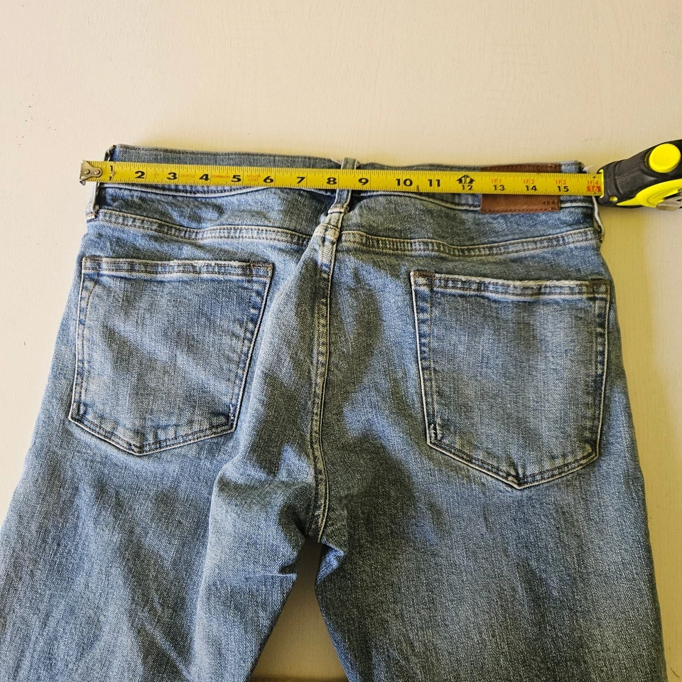 J Crew Jeans Mens 31x32 Kaihara Japanese Fabric Pants 484 Medium Wash Denim Blue - Image 3 of 4