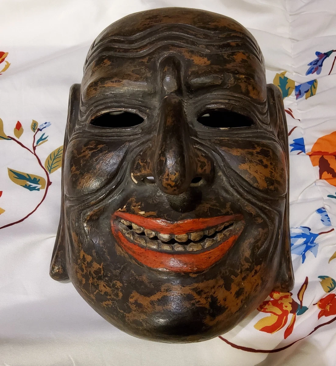 Wooden 1850-1899 Antique Japanese Masks for sale | eBay