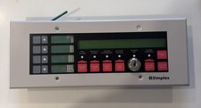 Simplex 4603-9101 LCD Remote Annunciator 07431007 W/ Trim Plate - Fire Alarm Part