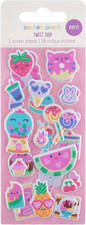 , 28-Puffy Cute Sticker Pads for Kids - Fun Puffy Craft Stickers for Scrapbooks,