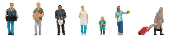 Faller 151642 HO Scale While Shopping pkg(7)