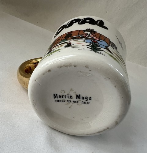 Vintage Opal Mug Merrie Mugs Corona Del Mar California - Picture 3 of 5