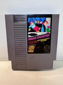 Urban Champion (Nintendo NES, 1986) with Manual 5-SCREW VARIANT Tested Authentic