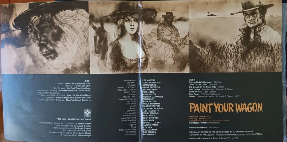 Various, Clint Eastwood ‎– Paint Your Wagon - LP record and gatefold cover VG+ - Image 4 of 4