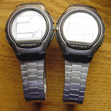 Vtg Casio Wave Ceptor Illuminator WV-58A Parts Watch Lot