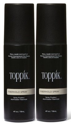 Toppik Fiberhold Spray 4 oz - Keep Your Toppik Fibers in Place! (2 Bottles)