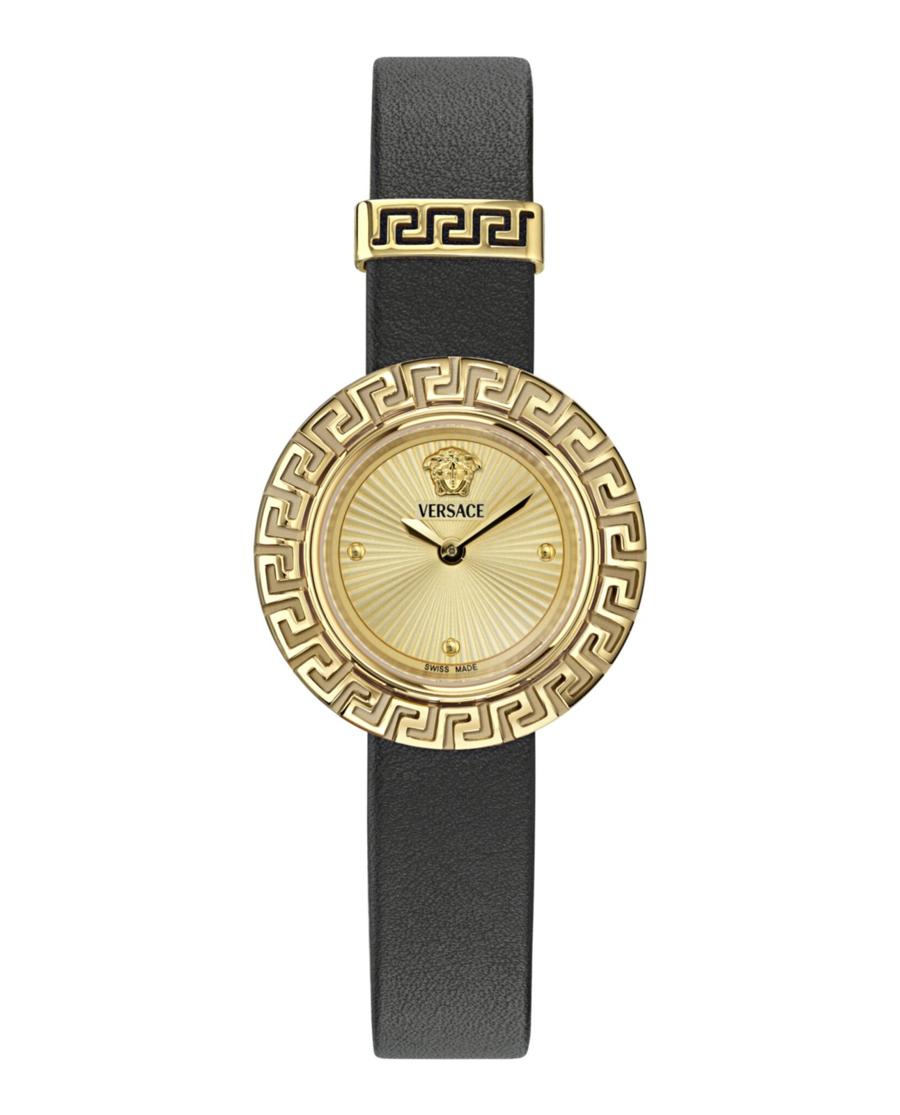Versace Women's 28mm Gold-Tone Strap Fashion Watch