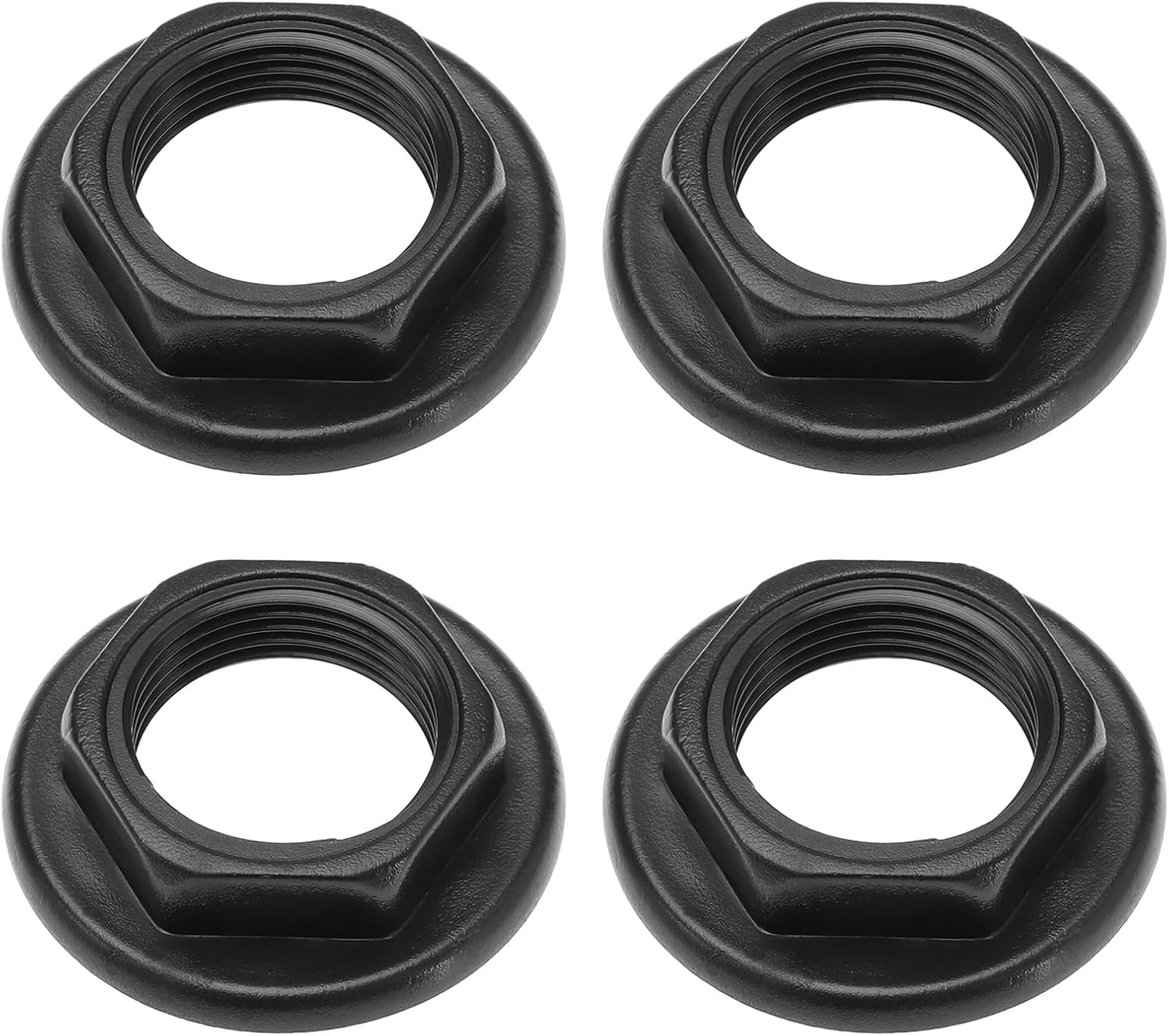 4Pcs Sink Tap Back Nut 3/4"" BSP Plastic Back Nuts Accessories for Bathroom Basin