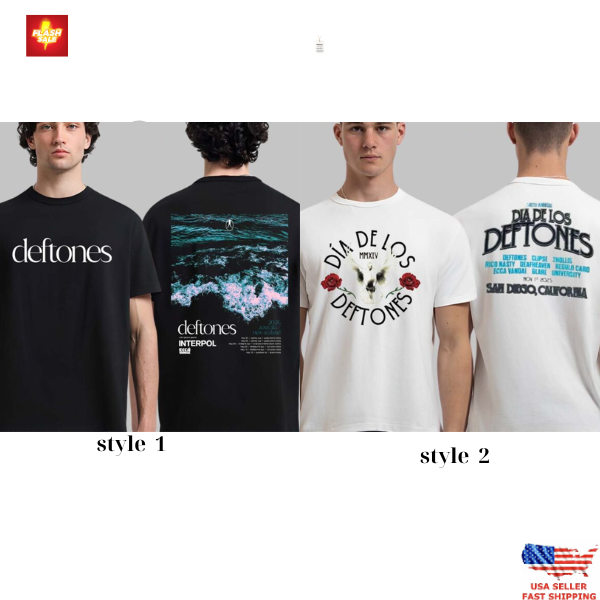 Deftones 2026 Australia NZ Tour T-Shirt Two Sided | eBay