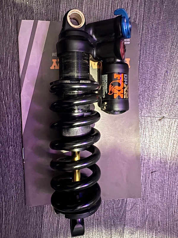 FOX DHX2 Rear Coil Shock 210mm x 52.5mm with Coil Spring, Black
