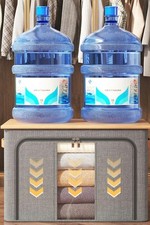 Stackable Foldable Fabric Storage Bins with metal frame and handle USA