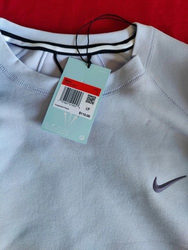Nike NOCTA Tech Fleece Crew Sweater Cobalt Blue Tint Mens Size L New Sweatshirt