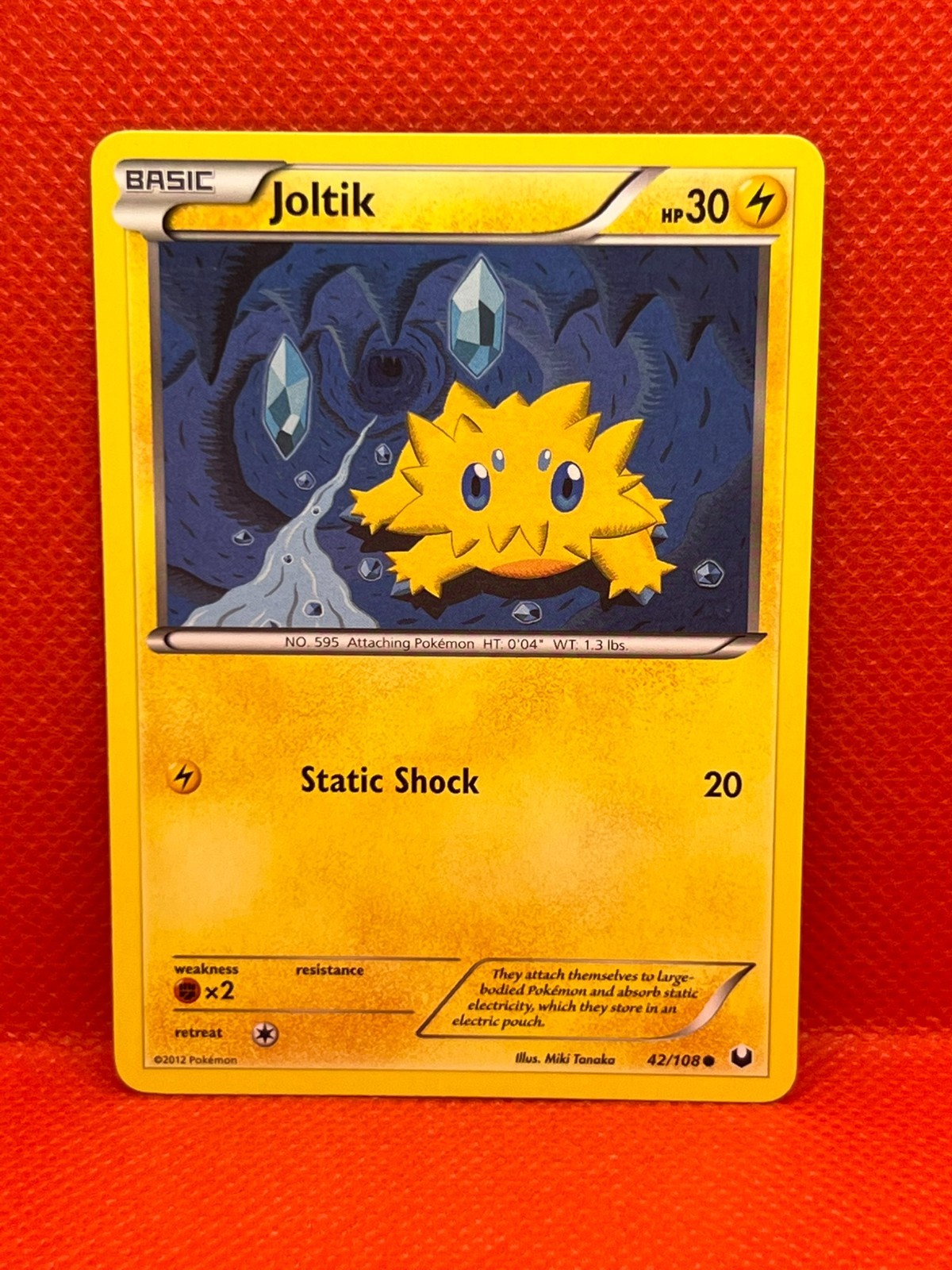 Pokémon Tcg Joltik 42/108 Dark Explorers Non Holo