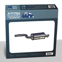 Auspuff Mitteltopf für Audi A3 + Sportback / Seat Altea / VW Golf Plus V Golf V