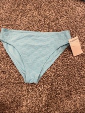 Miken Swim Girls Size 12 Swimsuit Bottoms Aqua Nordstrom