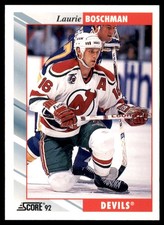 1992-93 Score #374 Laurie Boschman