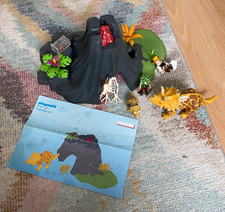 Playmobil 4170 Triceratops Set mit Vulkan, Figuren, Zubeh&ouml;r & Anleitung