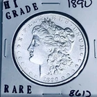 1890 MORGAN SILVER DOLLAR HI GRADE GENUINE U.S. MINT RARE COIN 8613