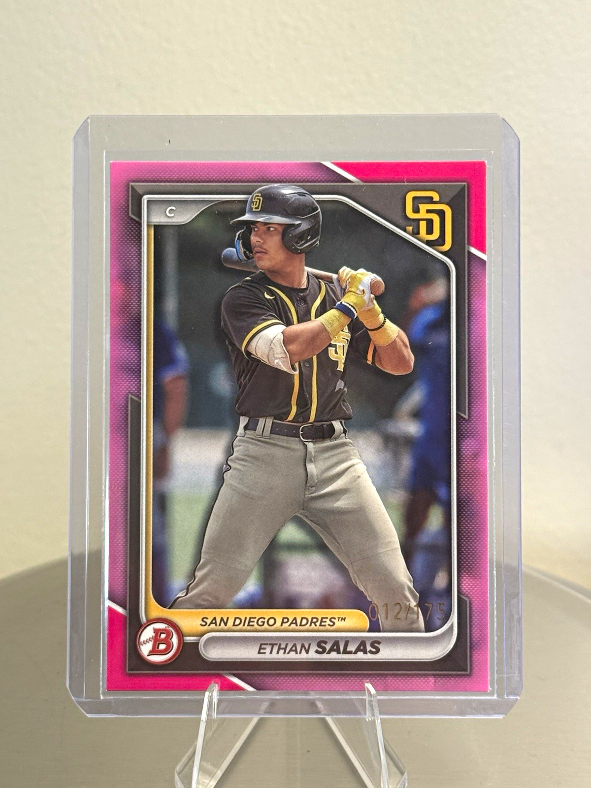 2024 Bowman Prospects Ethan Salas #BP-102 Pink Border /175 RC Padres